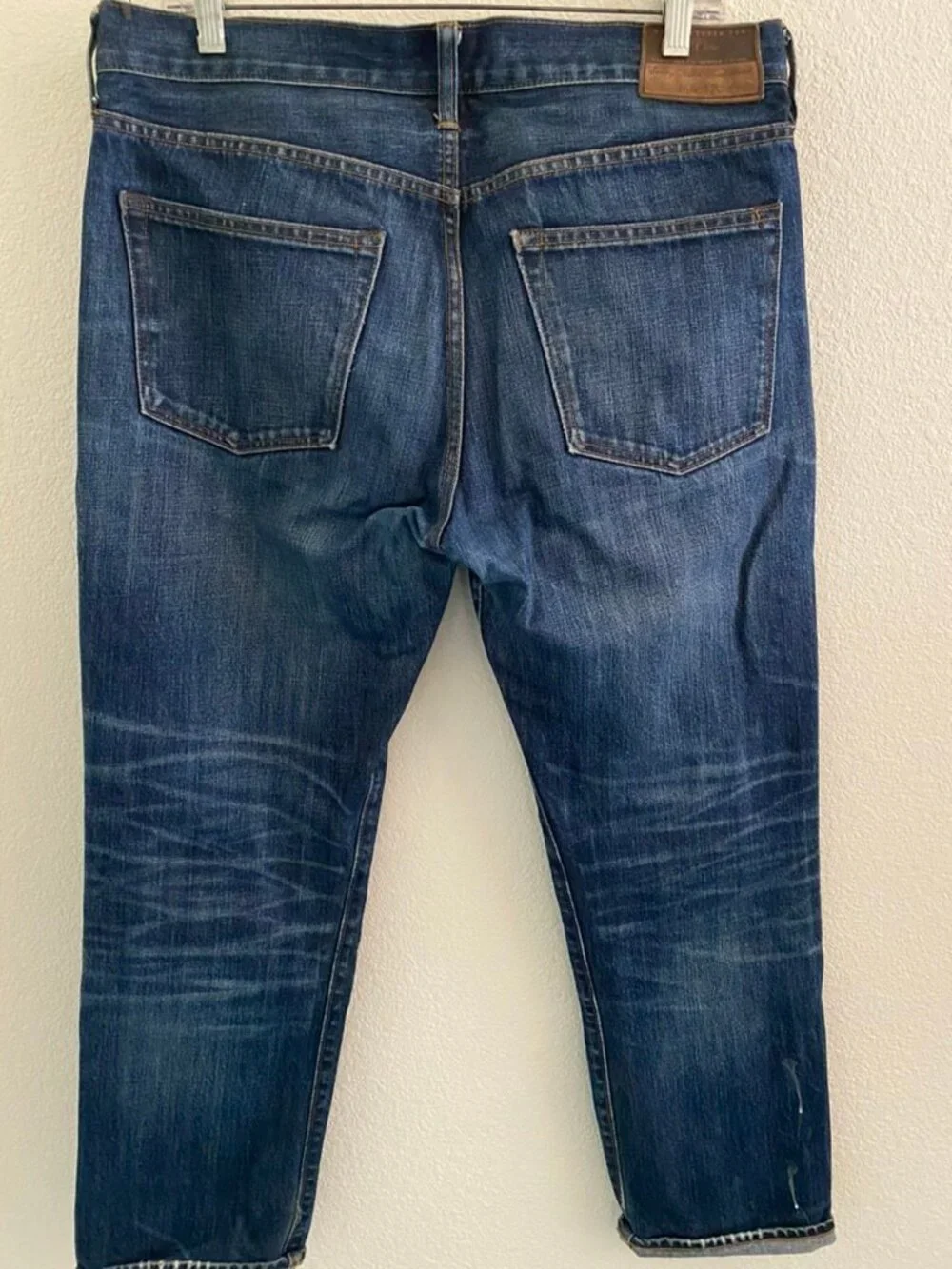 .Crew 770 Straight Fit Jeans Medium Dark Wash Denim Mens 32x30 W32 L30